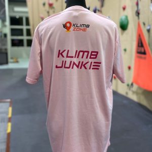 T SHIRT PINK KLIMB JUNKIE